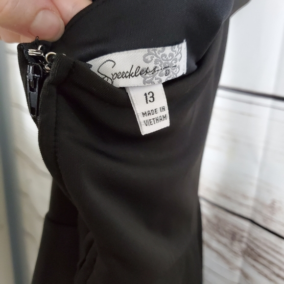 Speechless | Fit n Flare Midi Skater Dress - Picture 6 of 6